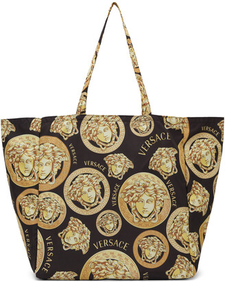 Versace Gold Medusa Amplified Tote