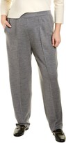Plus Wool-Blend Tapered Pant 