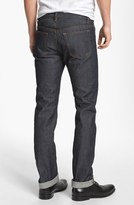 Thumbnail for your product : A.P.C. 'Petit New Standard' Slim Straight Leg Selvedge Jeans (Indigo)