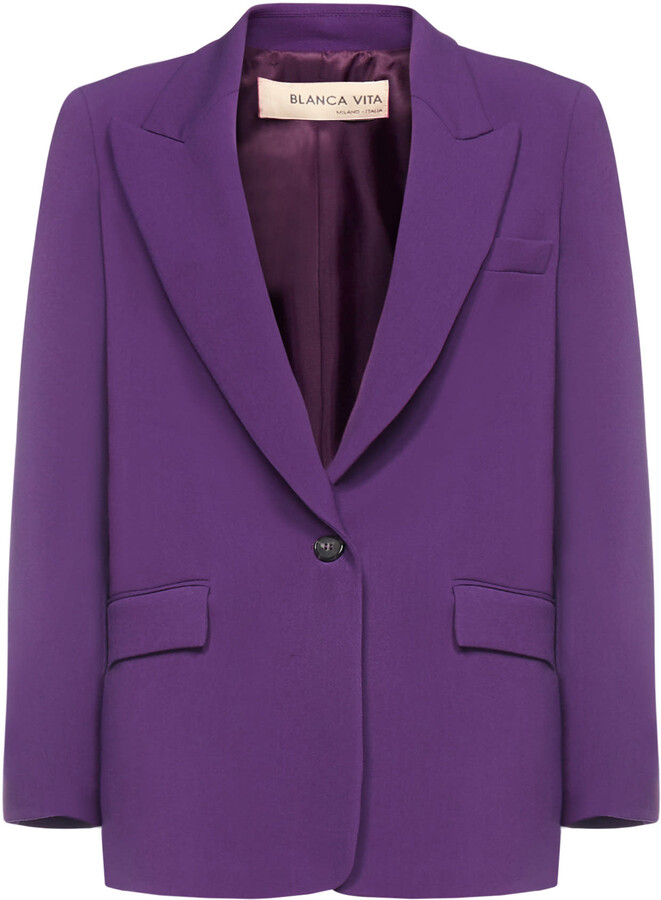 lavender womens blazer