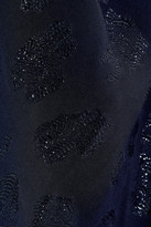 Thumbnail for your product : Cushnie Asymmetric Metallic Fil Coupe Chiffon Halterneck Dress