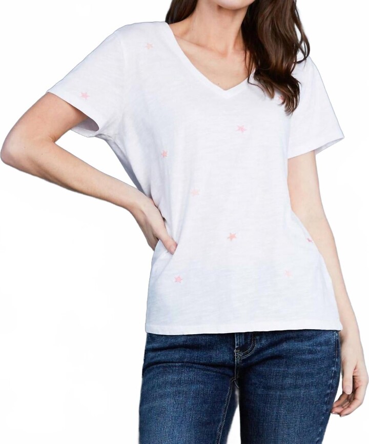 BILLY T Multi-Stars Tee In White