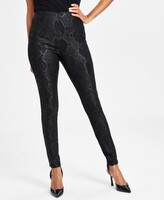 Thumbnail for your product : INC International Concepts Snake-Print Skinny Pants, Created for Macy's