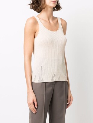 Acne Studios Ribbed-Knit Top