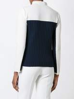 Thumbnail for your product : Cédric Charlier ribbed panel jumper