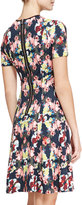 Thumbnail for your product : Erdem Armel Paneled Printed Dress
