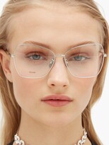 Thumbnail for your product : Celine Butterfly Metal Glasses