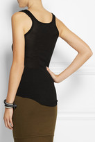 Thumbnail for your product : Isabel Marant Mae ribbed silk-jersey tank