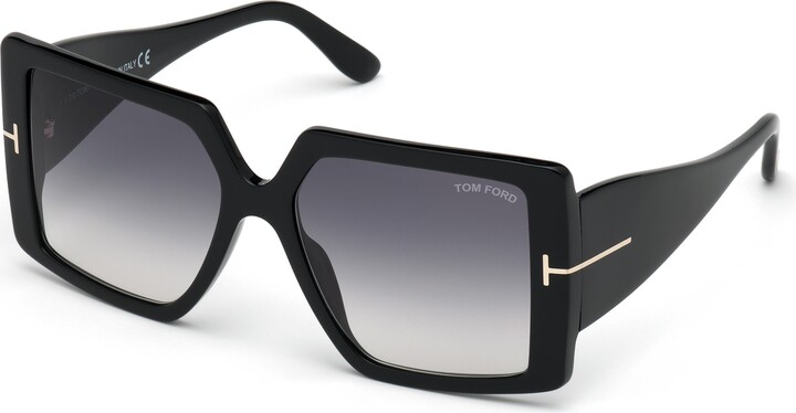 tom ford 57mm square sunglasses