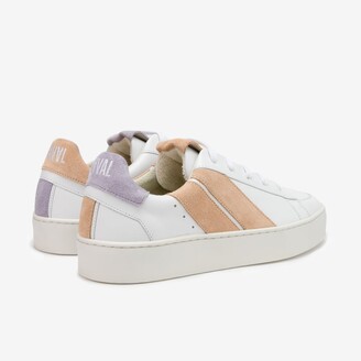 CAVAL - Caval Mismatched Sneakers - Purple Peach