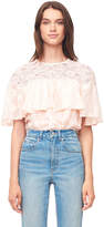 Thumbnail for your product : Rebecca Taylor Rose Clip Chiffon Ruffle Top