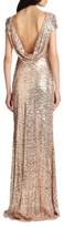Thumbnail for your product : Badgley Mischka Sequin Gown
