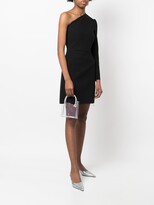 Thumbnail for your product : Le Silla Asymmetric-Cut Transparent Bag