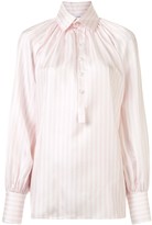 Thumbnail for your product : Dice Kayek Bishop Sleeve Striped Shirt
