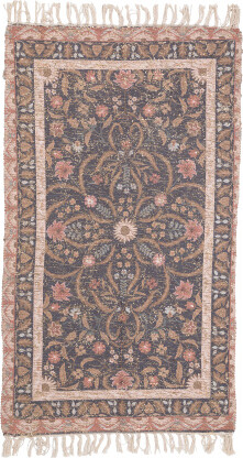TJMAXX 3X5 Vintage Floral Heather Scatter Rug, Cotton/Polyester