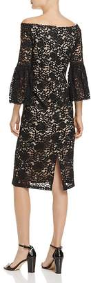 Adrianna Papell Off-the-Shoulder Lace Dress - 100% Exclusive