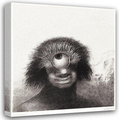 Trinx Redon, Odilon The Deformed Polyp Floated on the Shores, a Sort of Smiling and Hideous Cyclops