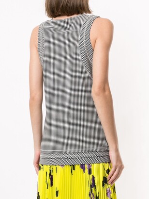 Chanel Pre Owned 2008 Houndstooth Print Vest