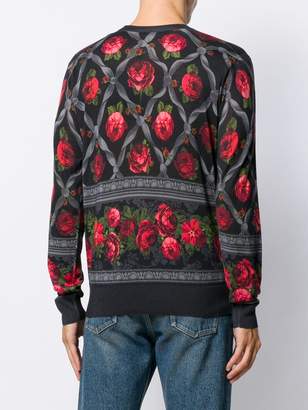 Dolce & Gabbana rose-print jumper