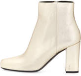 Thumbnail for your product : Saint Laurent Babies Metallic 90mm Ankle Boot, Platino