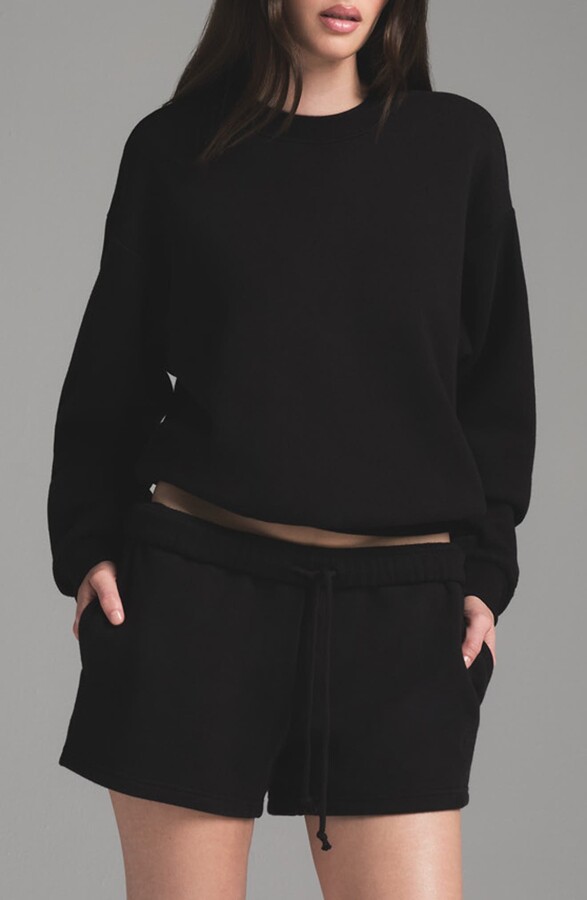 SKIMS Cotton Fleece Blend Classic Crewneck Sweatshirt