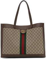 Thumbnail for your product : Gucci Brown GG Ophidia Tote