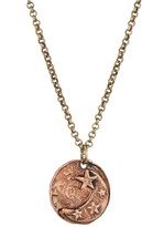 Thumbnail for your product : Stephan & Co Moon & Star Disc Necklace