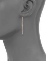 Thumbnail for your product : Black Diamond Zoë Chicco & 14K Rose Gold Threader Earrings