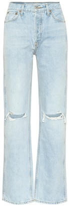 RE/DONE Loose high-rise straight jeans