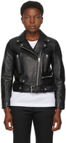 Thumbnail for your product : Acne Studios Black Leather Mock Jacket