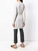 Thumbnail for your product : Peserico belted longline cardigan