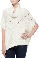 Thumbnail for your product : Trina Turk Amarisa Cable-Knit Cowl-Neck Sweater