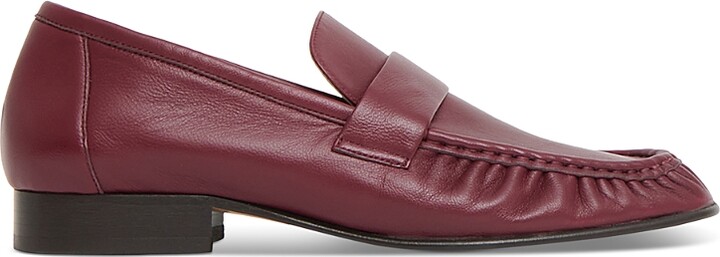 Mansur Gavriel Women's Ruched Penny Loafers