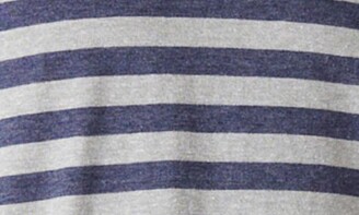 Lucky Brand Stripe Burnout Long Sleeve Henley