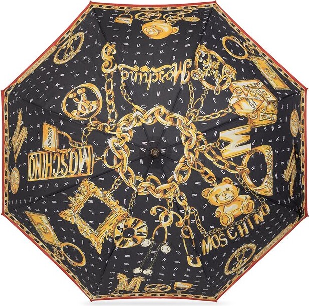 Womens Accessories Umbrellas Moschino Baroque Pattern-print Umbrella 
