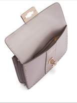Thumbnail for your product : Valentino Rockstud Ruffle Strap Cross Body Leather Bag - Womens - Light Grey