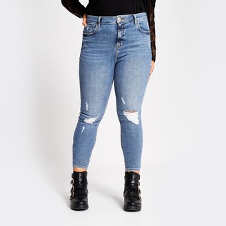 river island plus jeans