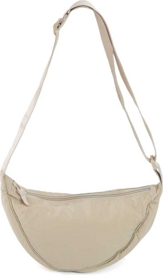 ADORNIA Cream Sporty Adjustable Moon Bag