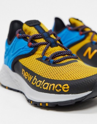 New Balance Running Trail Roav sneakers in yellow