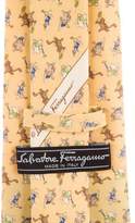 Thumbnail for your product : Ferragamo Silk Animal Print Tie