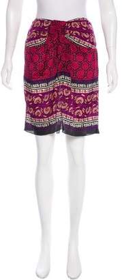 Anna Sui Mixed Print Mini Skirt w/ Tags