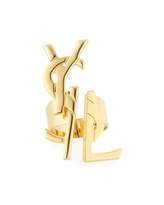 Thumbnail for your product : Saint Laurent Deconstructed Monogram Golden Ring