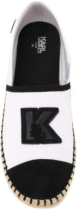Karl Lagerfeld Paris logo espadrilles