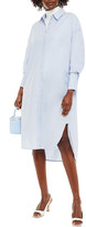 Thumbnail for your product : Lee Mathews Carter Oversized Cotton And Tencel-blend Poplin Shirt Dress
