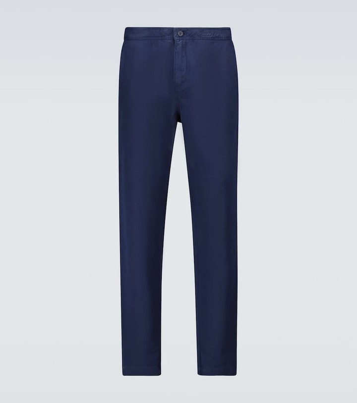 Men Linen Blue Pants | Shop the world's largest collection of fashion |  ShopStyle