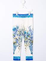Thumbnail for your product : Dolce & Gabbana Kids Vaso Fiori leggings