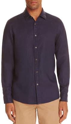Michael Kors Linen Regular Fit Button-Down Shirt