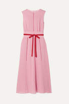 Thumbnail for your product : Cefinn - Belted Voile Midi Dress - Blush