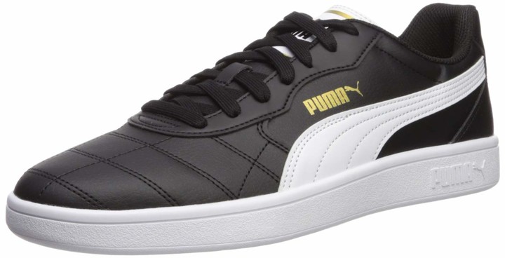 black and gold puma sneakers