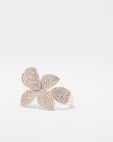 Thumbnail for your product : Express Cubic Zirconia Flower Cocktail Ring